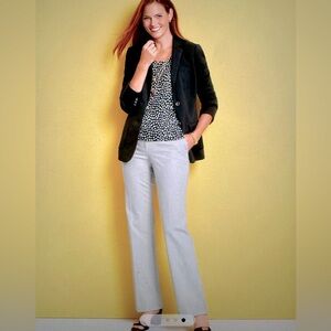 Women's Talbots Newport Pants -  Stripe Size 4